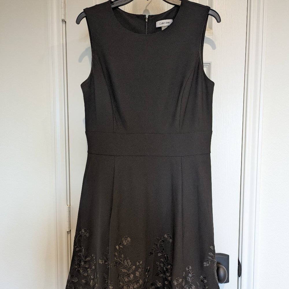 Calvin Klein Black Formal Dress